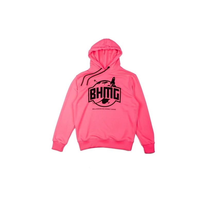 Bhmg Felpa Cappuccio Logo Bhmg Fucsia Unisex Stileo