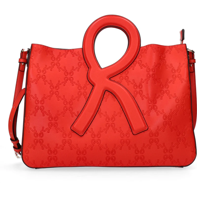 Roberta di Camerino Borsa con manici rossa
