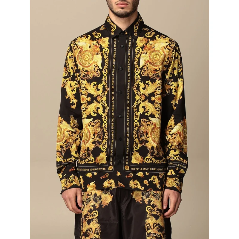 Camicia Versace Jeans Couture a fantasia Uomo