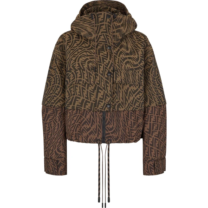 【関税&送料込】Fendi Giacca A Vento Con Cappuccio FENDI Giacca a Vento Con Cappuccio | Nero | FARFETCH IT