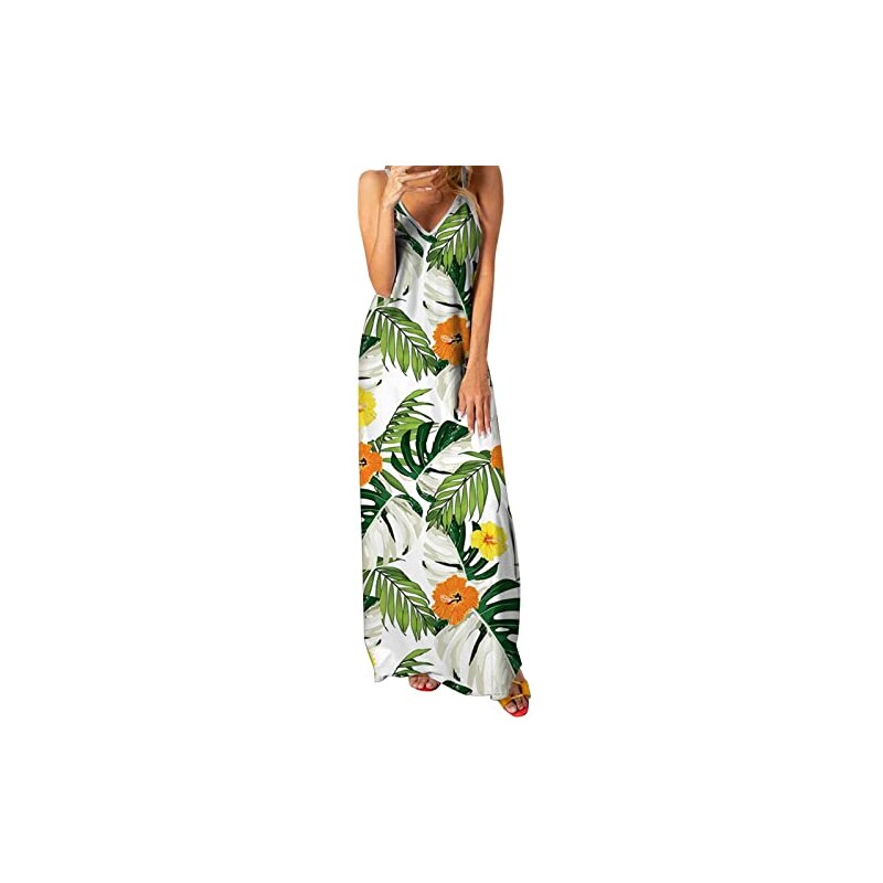 Zetieny Copricostume Donna Vestito Mare Casual Abito da Spiaggia Bikini Cover Up Estivi Senza Maniche Corte Spiaggia Vestiti da Vacanza Beachwear Beach Dress