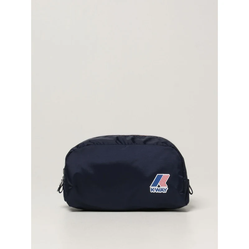 K Way Borsello K-Way Borsello Unisex Moire Nylon Blu Scuro Prezzo