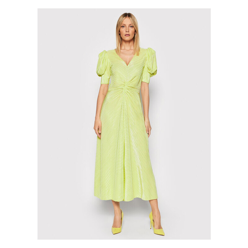 Abito Cocktail Trendyol In Tulle Drappeggiato Multicolore – Taglia 46 Donna – Modello Lungo Spalla 86cm - 4