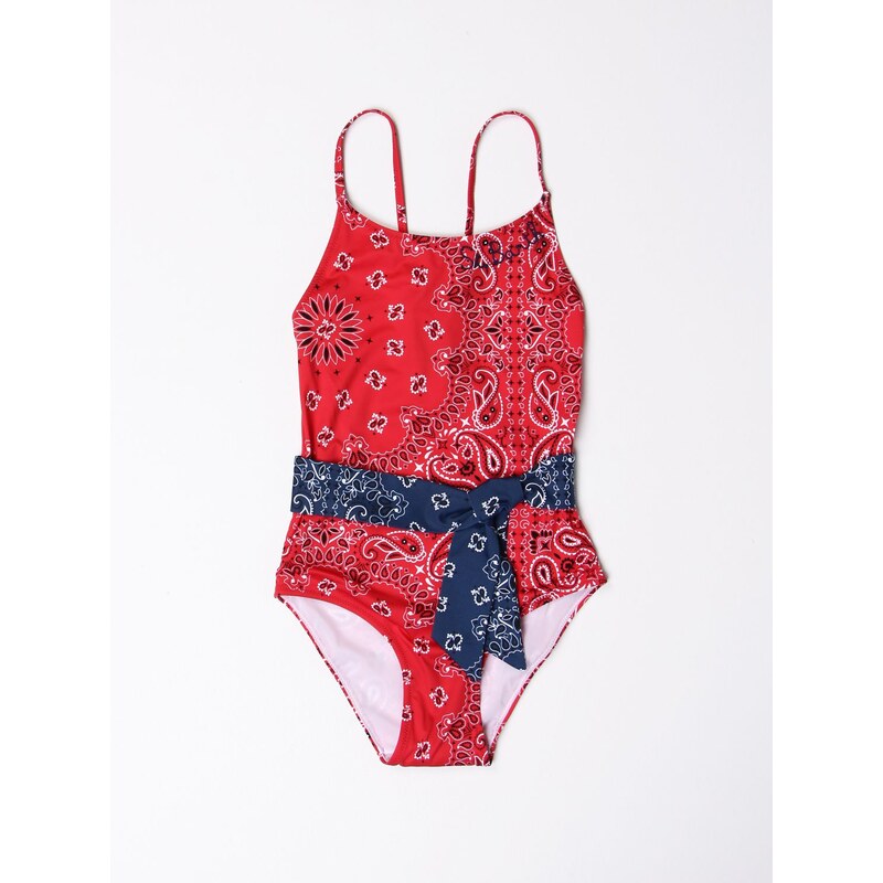 Costume intero MC2 Saint Barth a fantasia bandana. Bambina