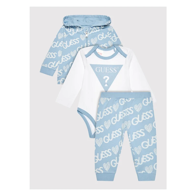 Tuta Guess Bambina Completo Guess Neonata Tute Felpate