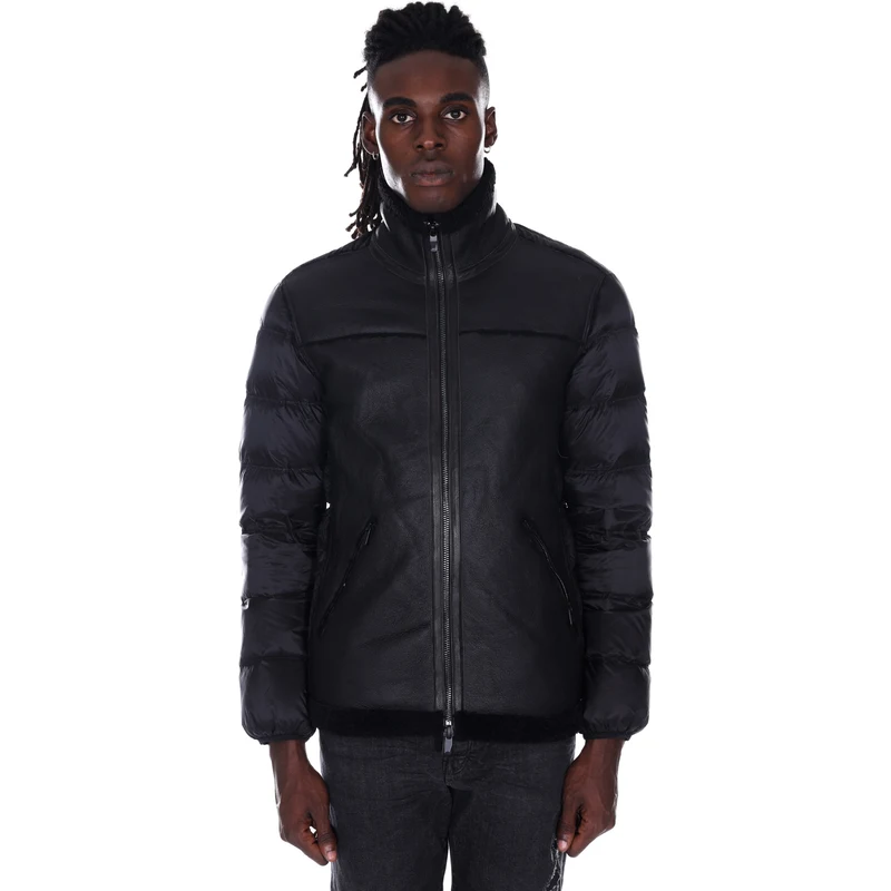 GAZZARRINI Giubbotto Logato Con Zip Boris Gazzarini - Main Image