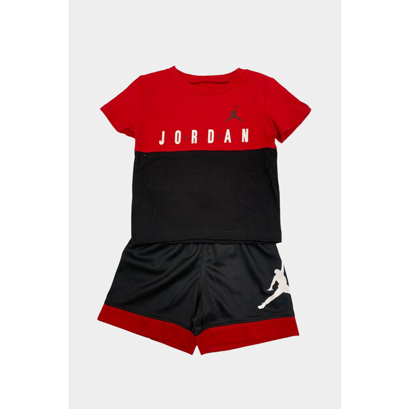 NIKE Completino neonato rosso-nero nike jordan