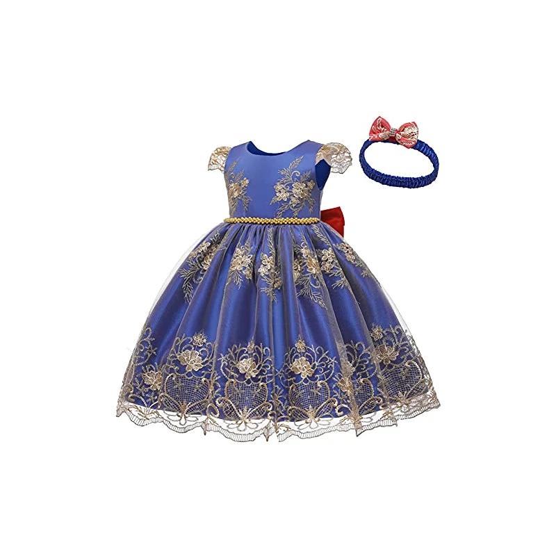 IMEKIS Costume da principessa da bambina con 2 anni di Anna ELSA e costume da principessa Cosplay in velluto a maniche lunghe paillette fiocco di neve ghiaccio cristallo tulle tutù per compleanno