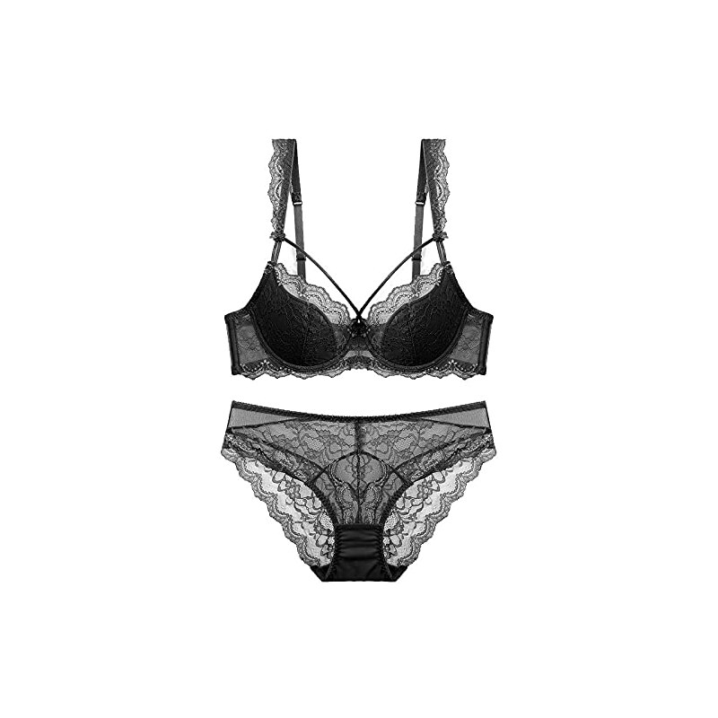 Necalisi Sottoveste femminile Reggiseno da donna in pizzo reggiseno con