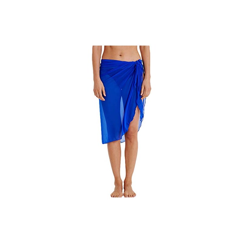 ASEELO Costume Da Bagno Da Donna Copricostume Da Violino, Spartiti Musicali Stampati Sarong Velato Cover Ups Chiffon Bikini Wrap Skirt Pois Rosa Taglia Unica 122861113