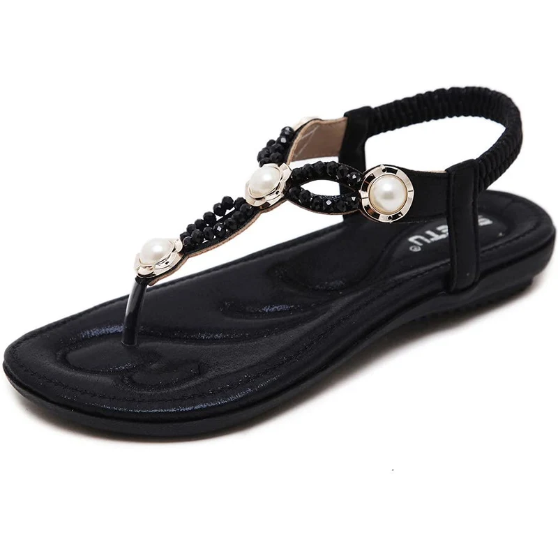 Littleplum Sandali da donna Sandali piatti estivi Sandali da spiaggia