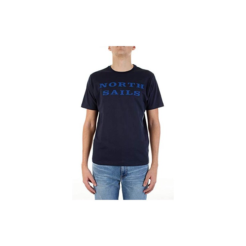 North Sails Blu Cotton Men T-Shirt main image 0