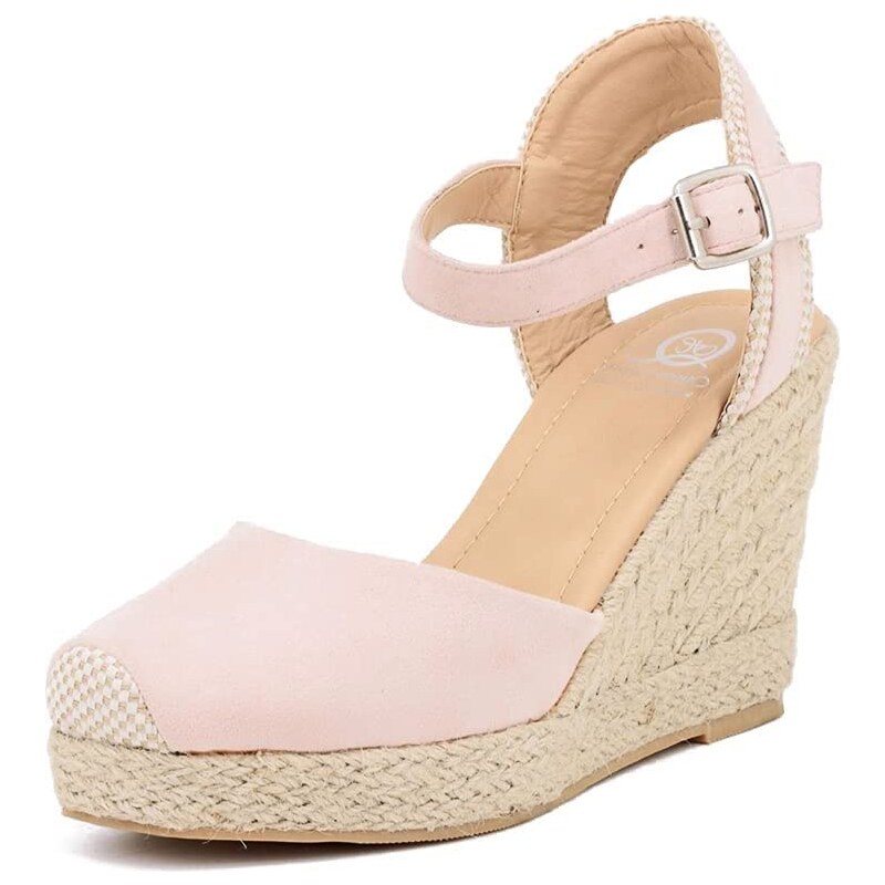 QUEEN HELENA Espadrillas Con Zeppa Alta Sandali A Punta Chiusa Donna queen-helena-espadrillas-con-zeppa-alta-sandali-a-punta-chiusa-donna