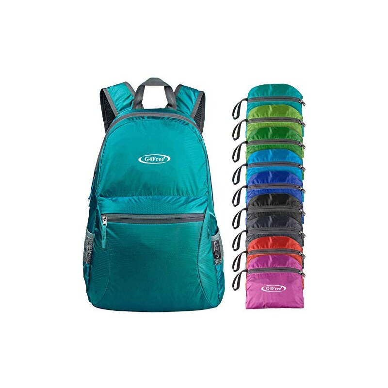 Zaino Pieghevole Ultra Leggero 20L – Impermeabile, Con Strisce Riflettenti – Grigio, Per Uomo E Donna