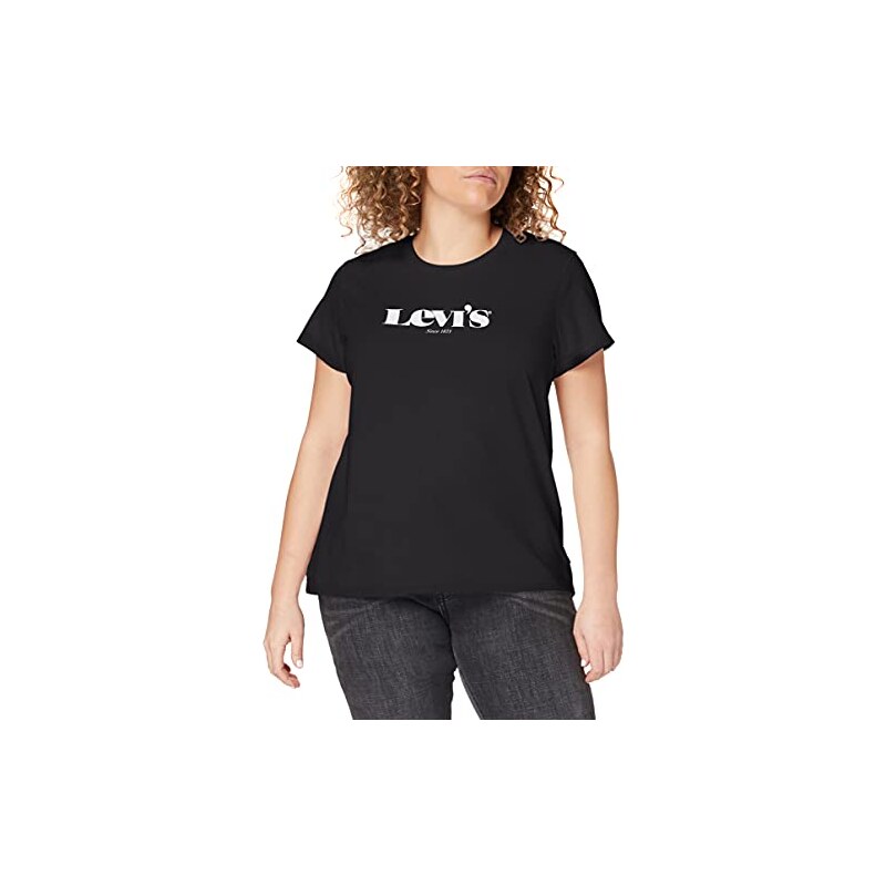 Levi's® Plus Maglietta 'The Perfect Tee (Plus Size)' in Bianco