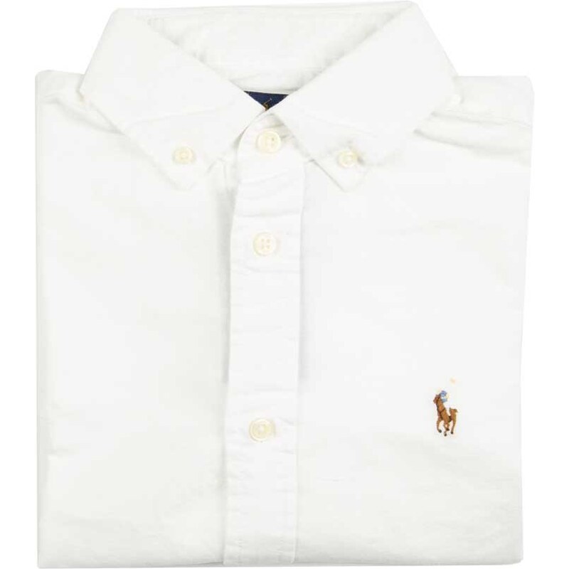 RALPH LAUREN Camicia bianca classic fit in Donna