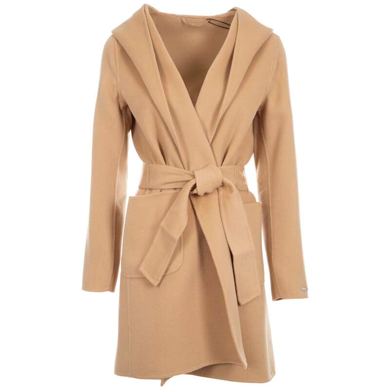 MARELLA Cappotto con cintura e cappuccio Provola. Donna