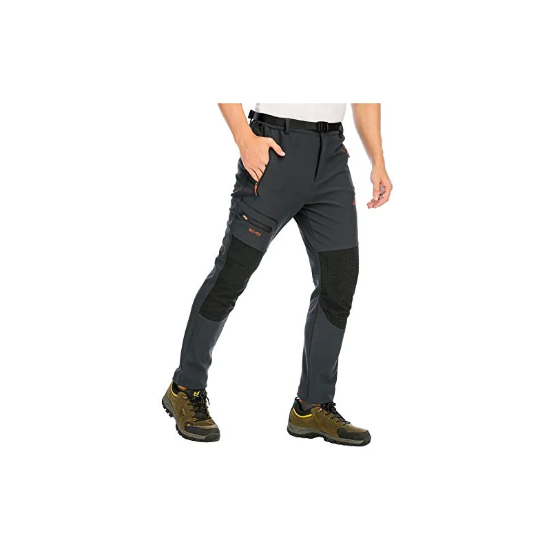 DAFENP Pantaloni Trekking Sci Uomo Invernali Pantaloni da Lavoro