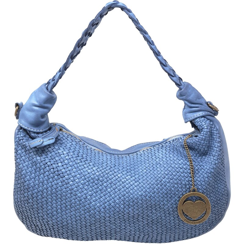 Chicca Borse Borsa Donna A Spalla In Pelle Italiana Borse A Mano Stile Vintage Grigio 60143786