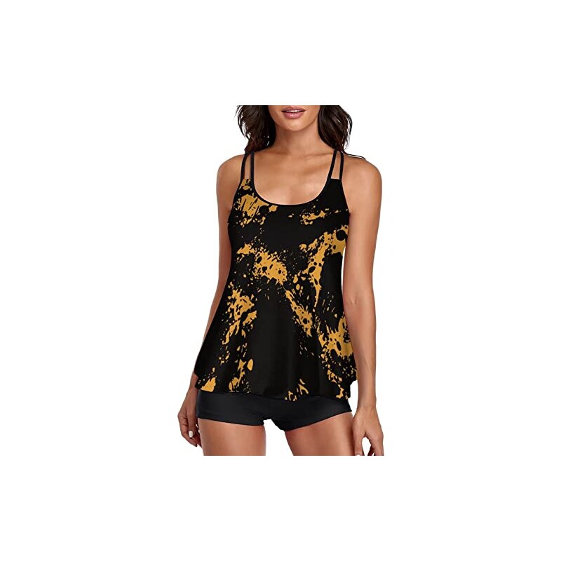 Tankini Push Up Costume Da Bagno Donna Sexy Due Pezzi Tankini