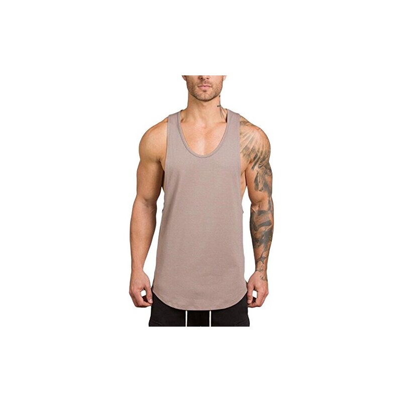 Canottiera Uomo Senza Maniche - Per Palestra, Sport, Fitness, Tessuto Traspirante, Taglio Comfort - Foto 3