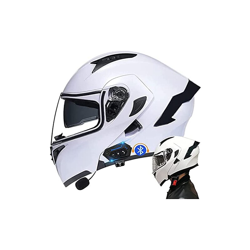 Casco Moto Modulare ORIGINE Bluetooth - Omologato ECE 22-06, Doppia Visiera, Vivavoce - Foto 3