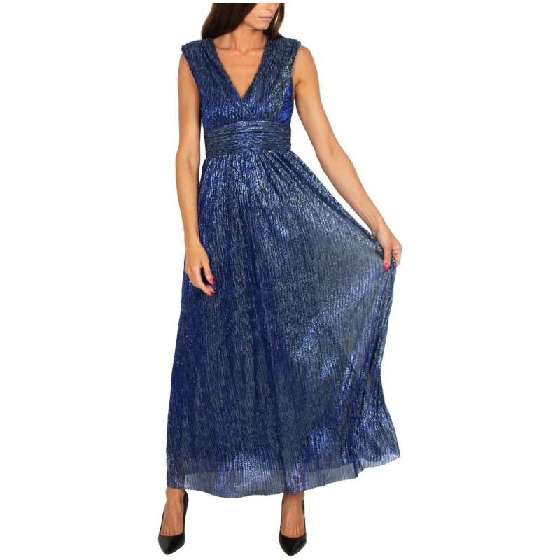 Rinascimento ABITO LUNGO ELEGANTE IN JERSEY DI LUREX, Donna