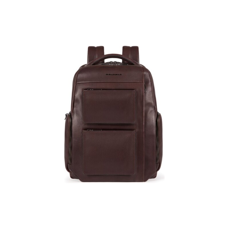 Piquadro Urban Zaino Porta Pc 15,6, In Pelle Grigio - Prodotti