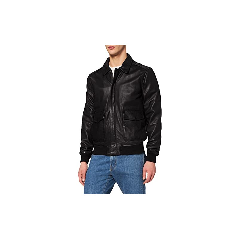 Giacca In Pelle Di Agnello Schott NYC - Modello LC Flightwx Uomo | Stile Pilota A2