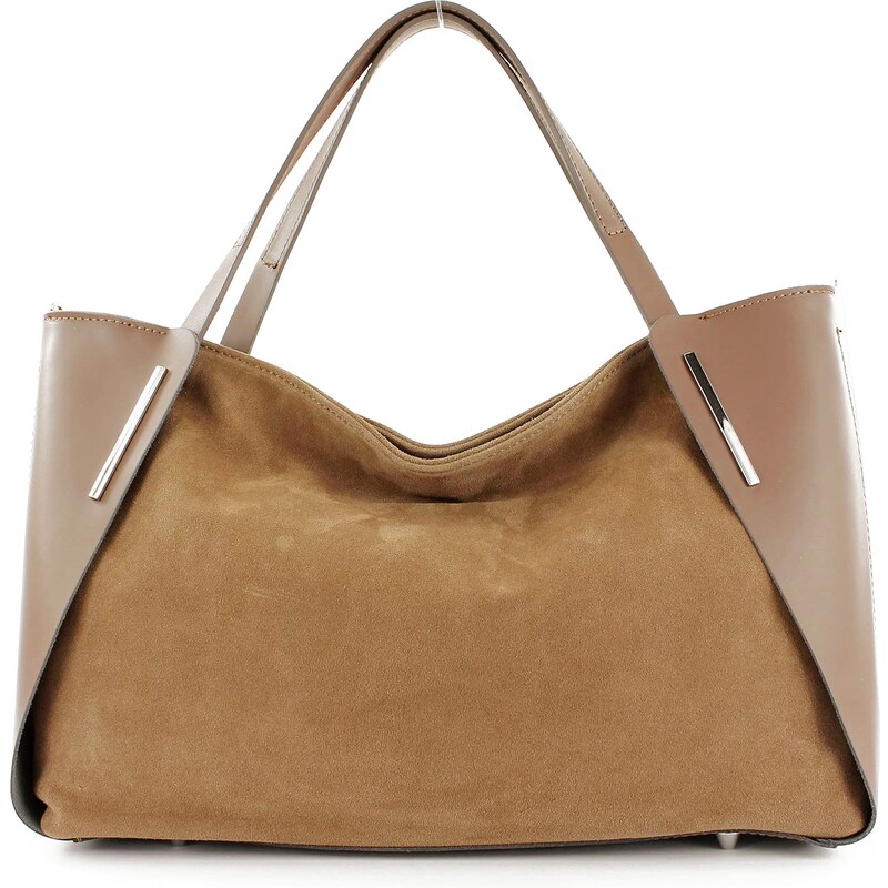 Borsa In Pelle Scamosciata Modamoda - Clutch Da Sera Elegante - Prodotto In Italia - Foto 7