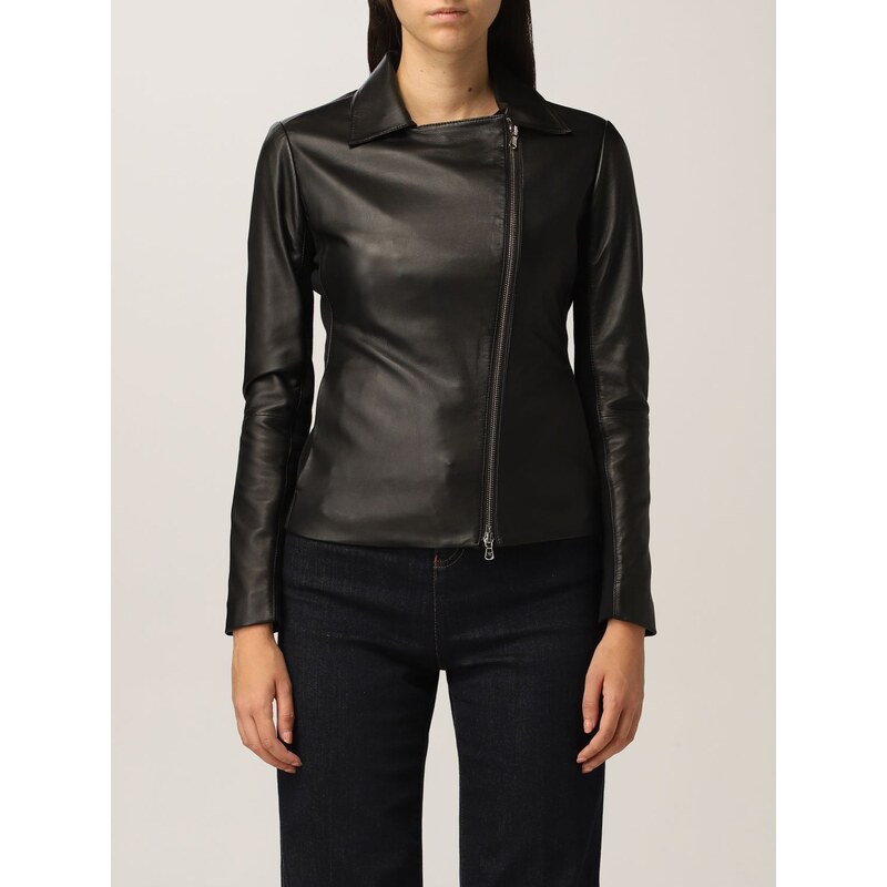 Giacca Emporio Armani in pelle di Donna