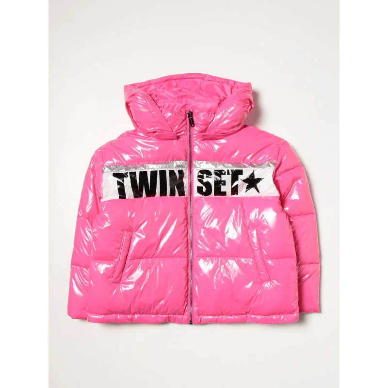 Twinset Twin-set in tessuto matelassé con Bambina