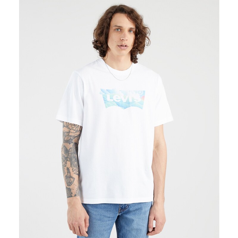 Levi's T-Shirt Relaxed Fit Batwing Clouds Uomo