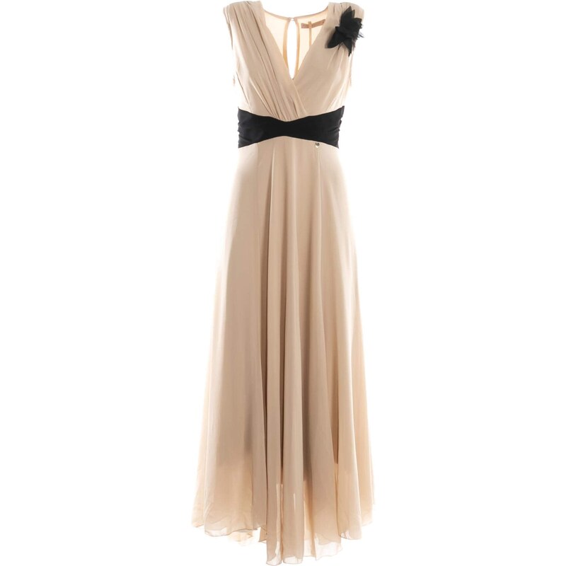 RINASCIMENTO vestito lungo da donna beige Stileo