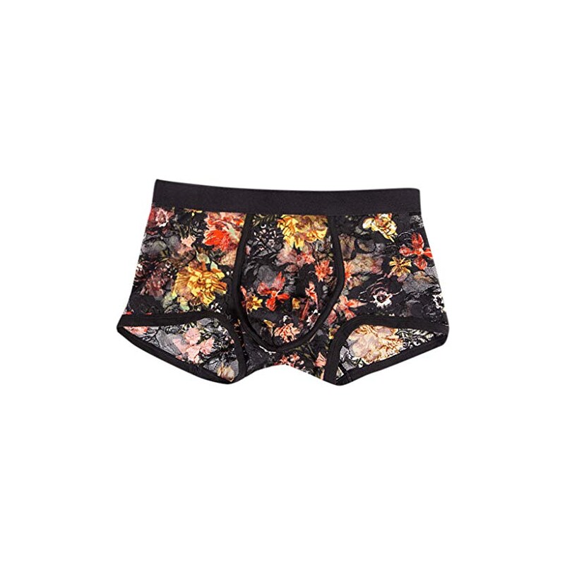 Slip Da Bagno Uomo Zebras, Gamba A Piazza, Stampa Multicolore, Taglia L, Asciugatura Rapida