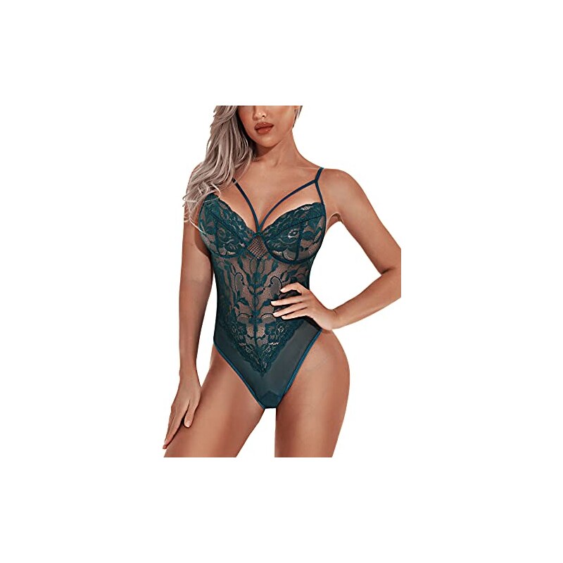 RSLOVE Set di Lingerie Natalizia per Donna Sexy Babydoll di Natale