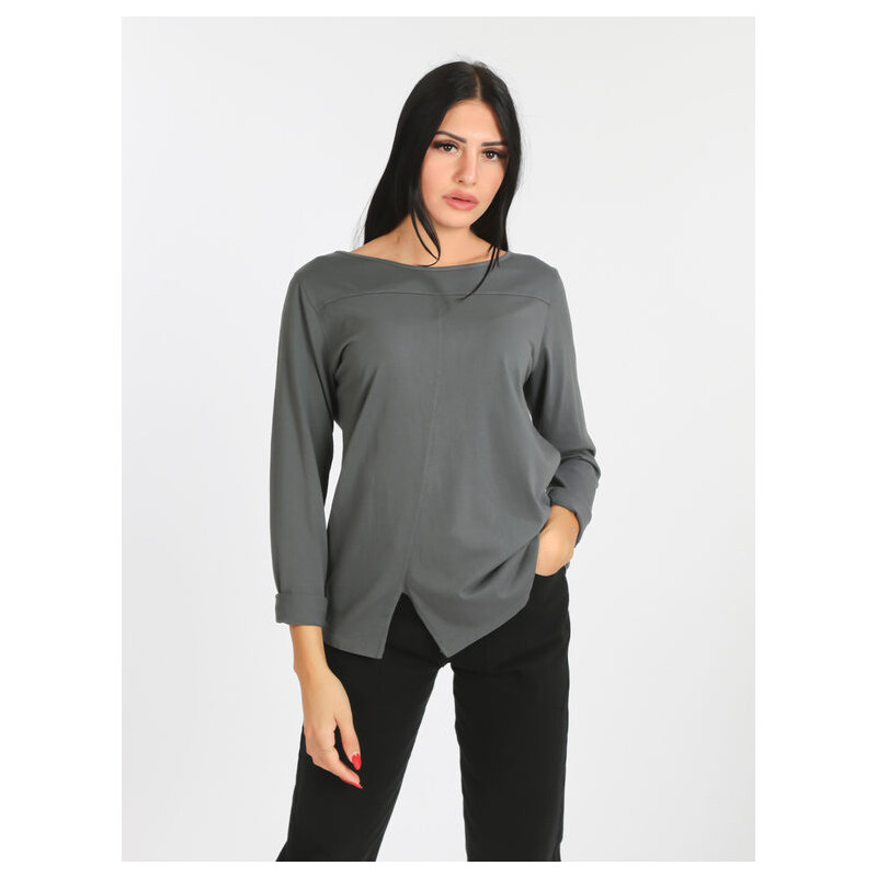 Wendy Trendy Maglia donna in cotone T-Shirt Manica Lunga donna