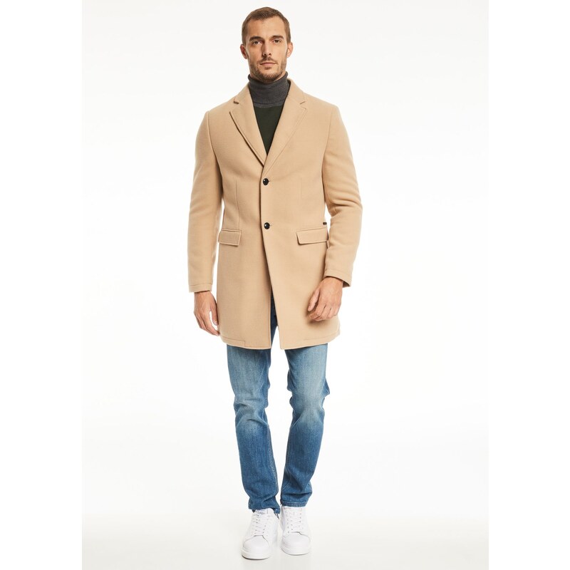 Cappotto in misto viscosa Gaudì Uomo