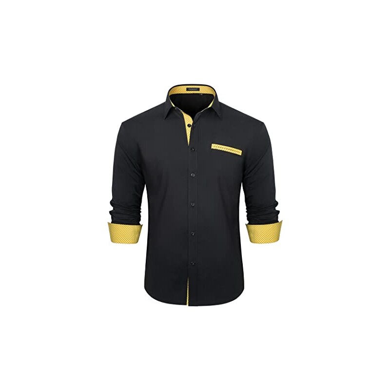 Gilby Park Blusa Donna Elegante Slim Fit XS - Camicia Donna Manica Lunga Nera In Cotone Stretch Facile Stiratura Camicie Eleganti Ideali Da Lavoro E Casual 124240312