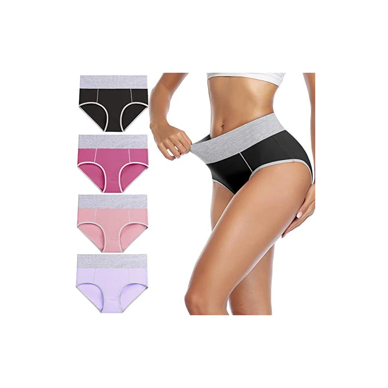 wirarpa Slip Donna Mutande Vita Alta Modal Elasticizzato Culotte Comode