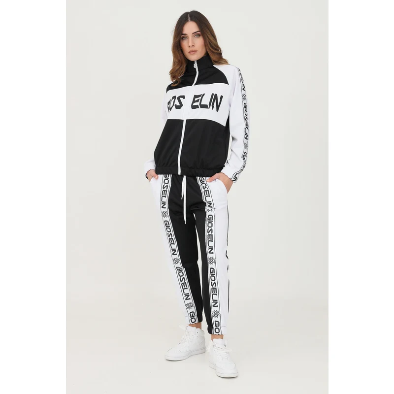 Tuta da jogging da donna, girocollo, casual