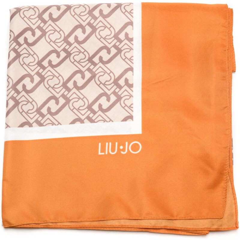 Šátek Liu Jo Ecs Foulard 120x120 2A1066 T0300 Béžová | Eobuv.cz