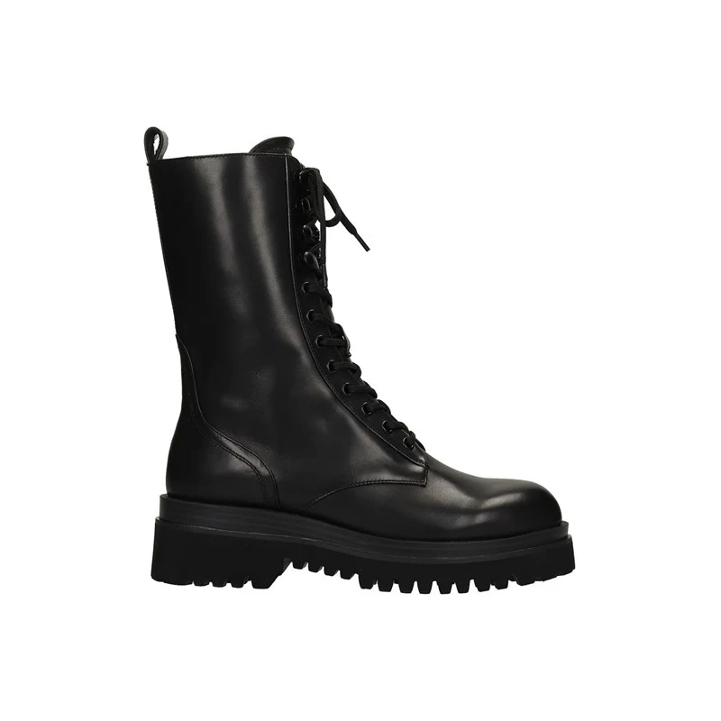 Anfibi Donna in pelle KEYS K8623 - Adriano Calzature