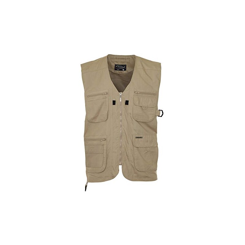OlyljpinZ Gilet Homme Multi-Poches Pêche Camping Chasse - Veste Sans Manches Respirante Photographie