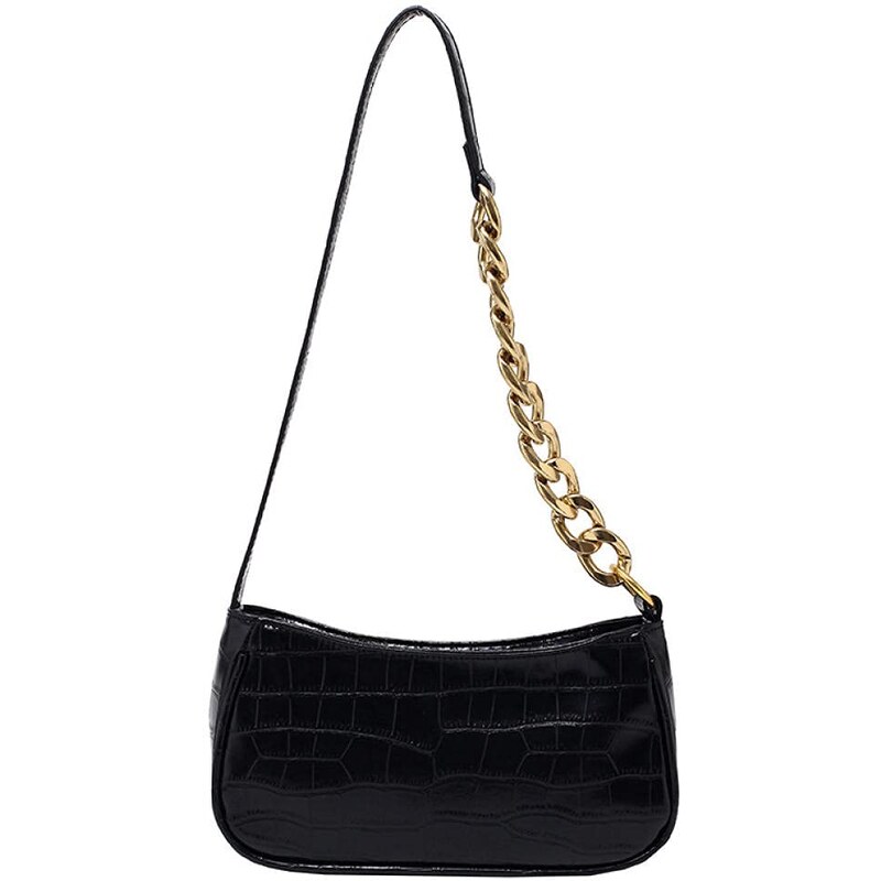 Borsetta Beauty Donna In Pelle Con Tracolla Removibile, Misure 20x14x8 Cm - Made In Italy, Interno Foderato, Doppia Zip