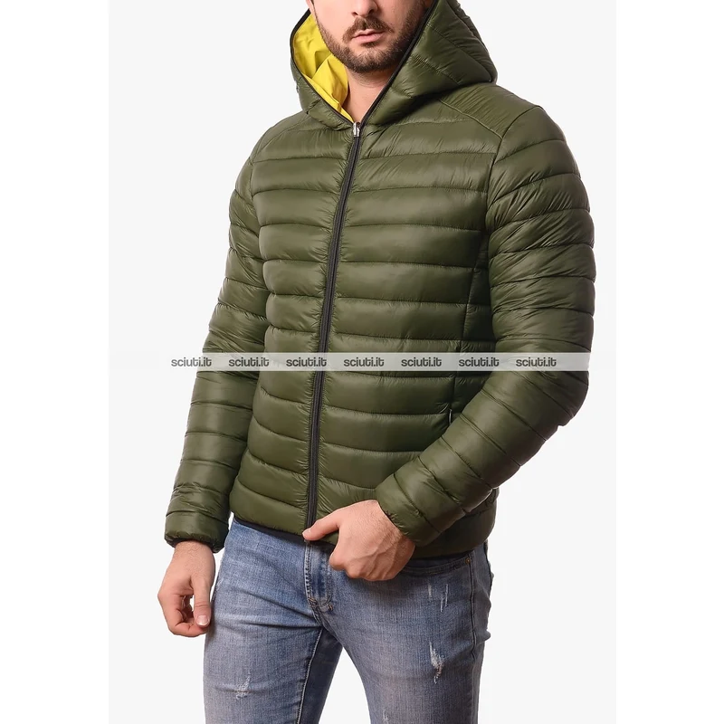 Save The Duck Giubbotto Ezra reversibile in nylon trapuntato - Nero | D33600MMATT21