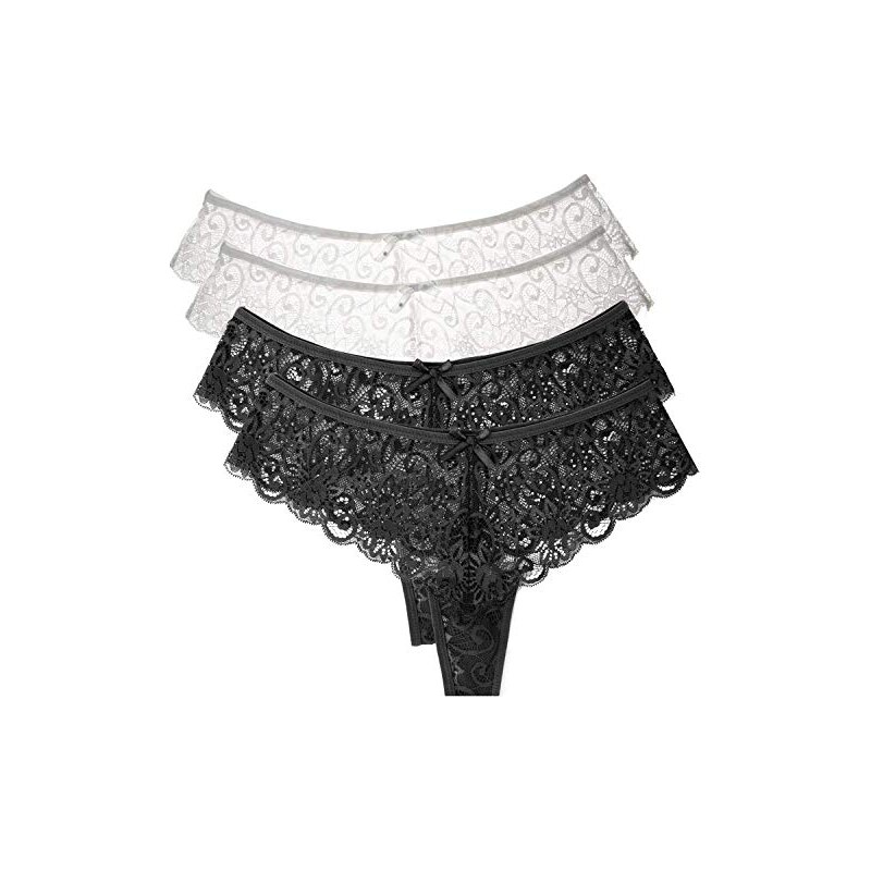 Shiningupup Tanga Donna Pizzo Tanga Donna Vita Alta Mutandine da Donna