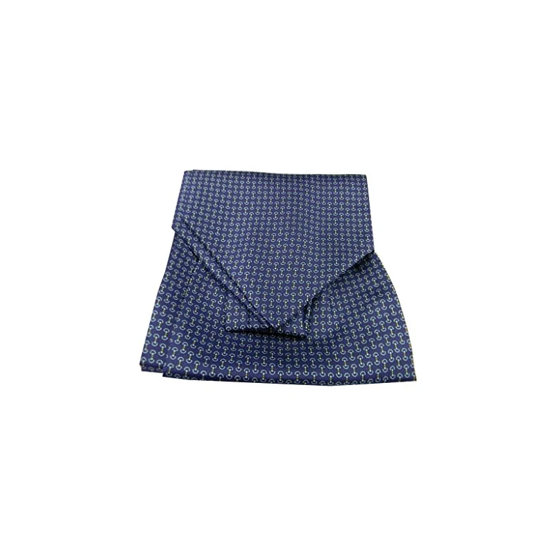 Remo Sartori Foulard Uomo In Seta: Ascot Doppia Pala Grigio – Eleganza Made In Italy