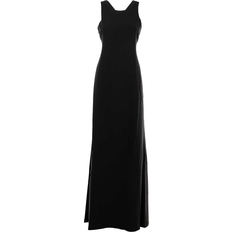 ARMANI COLLEZIONI vestito lungo da donna nero Stileo