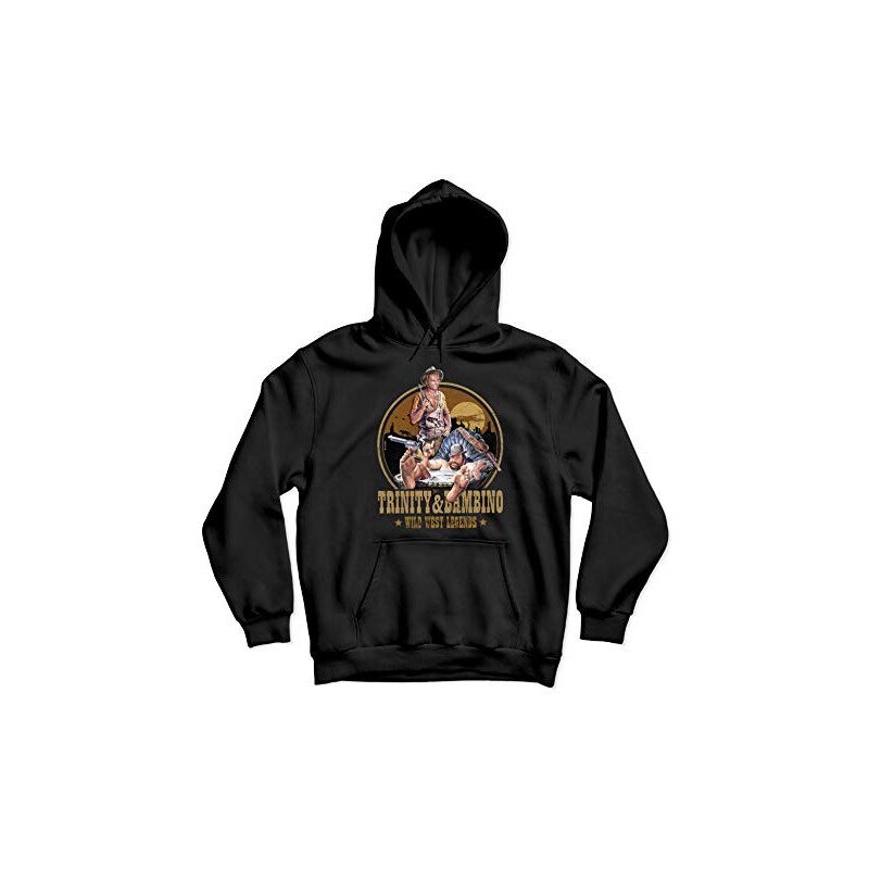 Felpa Con Cappuccio Bud Spencer – Stampa Puffin Marmellata, Bianca, Taglia XXXL, Licenza Ufficiale